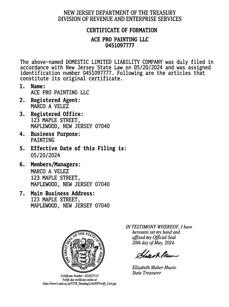 JRB Siding LLC professional certification