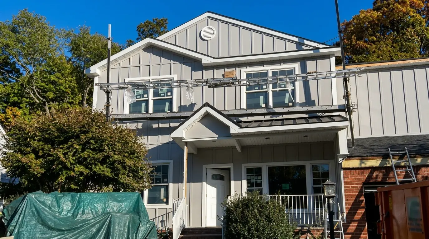Full siding replacement on a New Jersey home