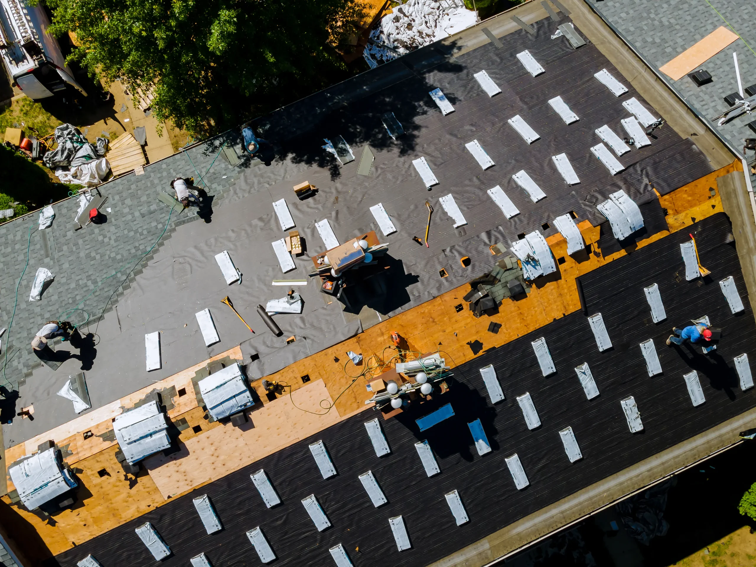 New construction roof installation in New Jersey